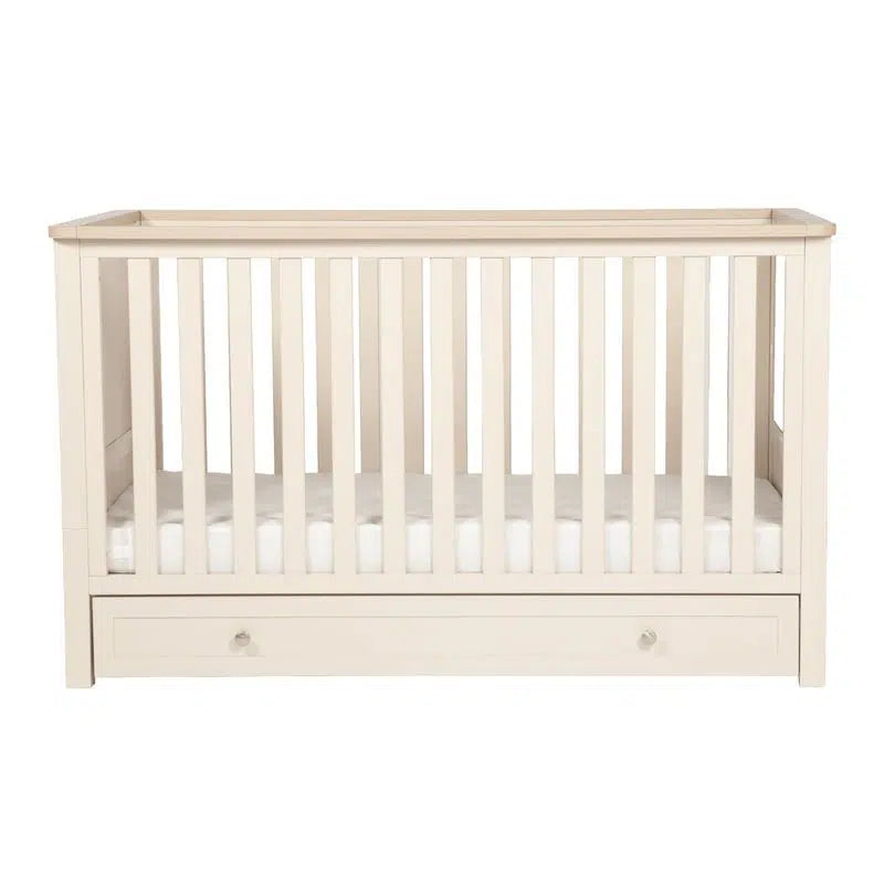 Bebe & Beyond Wanderer 2 Piece Nursery Room Set (Wide Dresser) – Cashmere & Oak