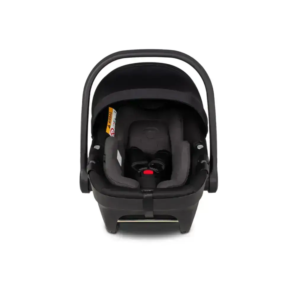 Venicci Upline3 Travel System Inc Tiago Car Seat & 360 Base 16 Piece Ultimate Bundle - Onyx Black Car Seat