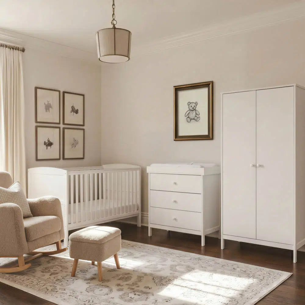 Bebe & Beyond Dreamer 4 Piece Room Set – White