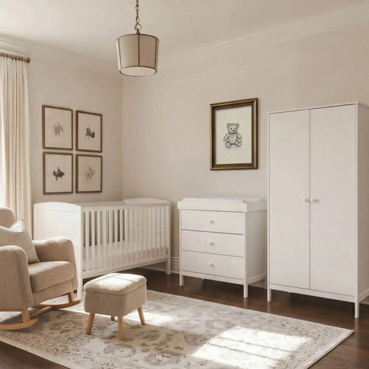 Bebe & Beyond Dreamer 4 Piece Room Set – White