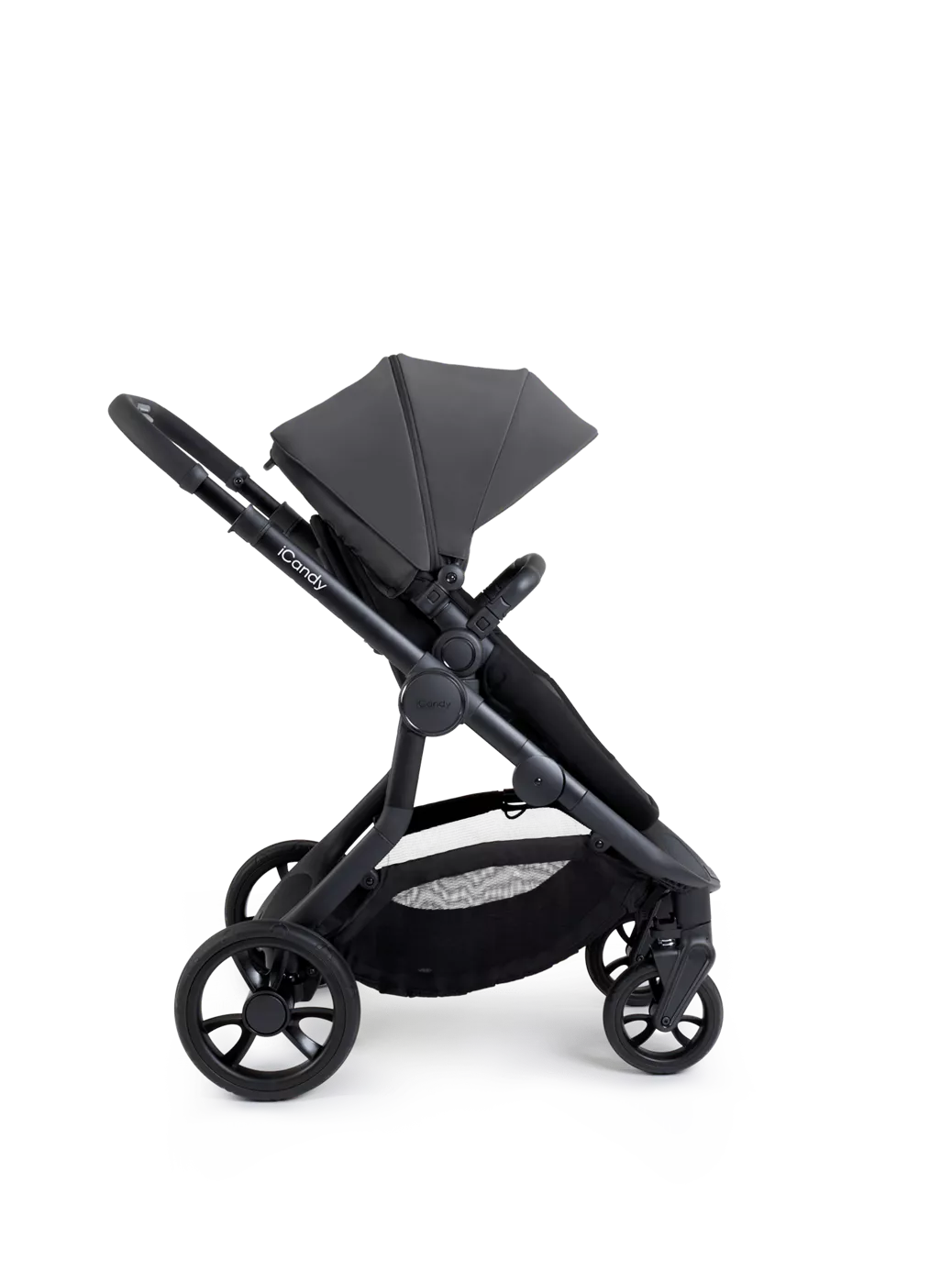 Orange 4 Double Pushchair Bundle Jet, Fossil