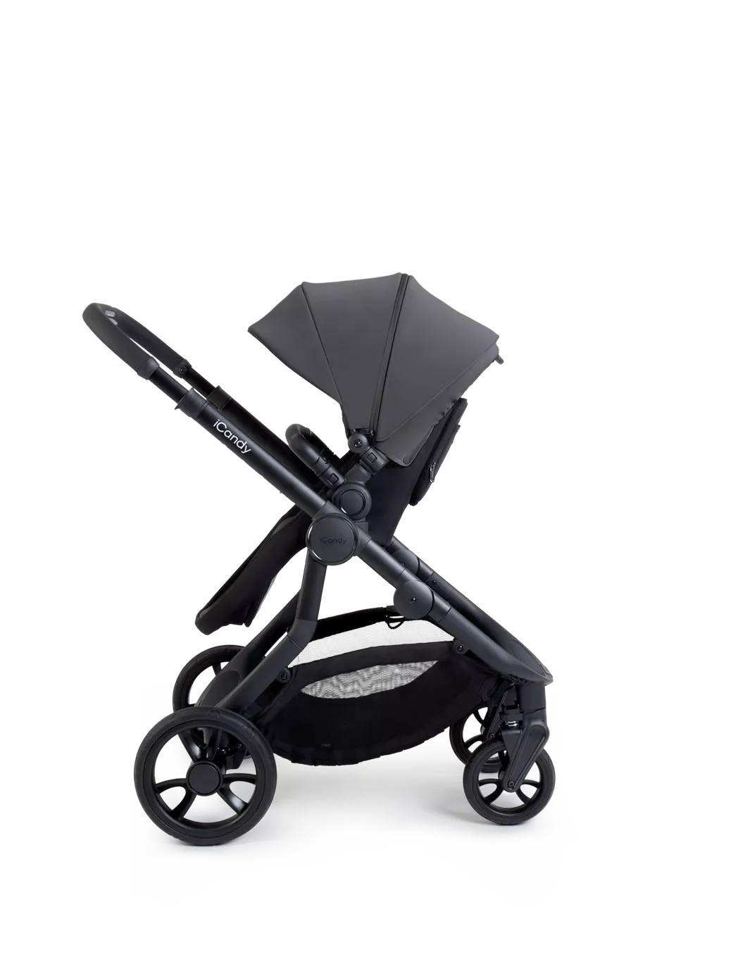 Orange 4 Double Pushchair Bundle Jet, Fossil