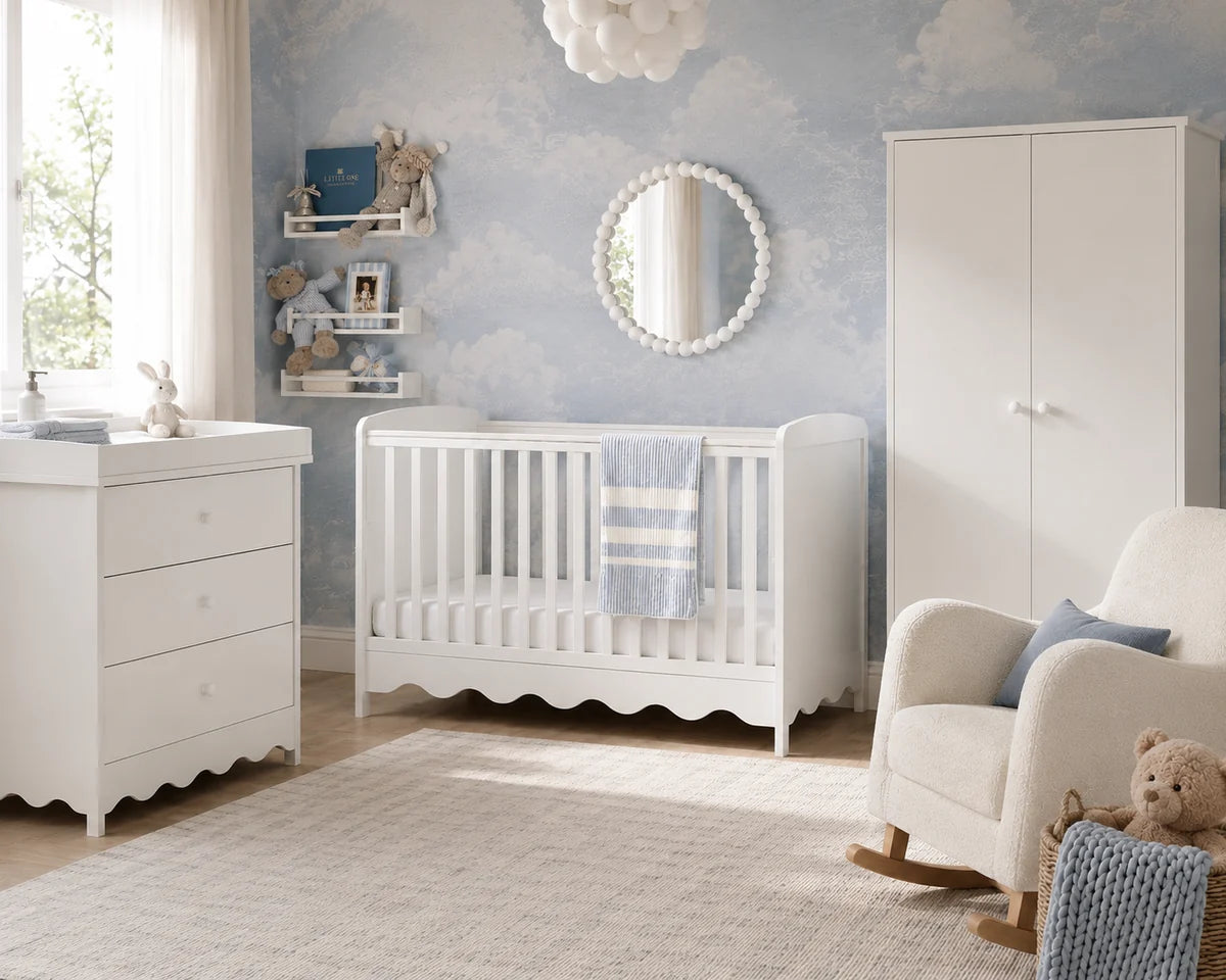 Bebe & Beyond Dancer 3 Piece Room Set – White