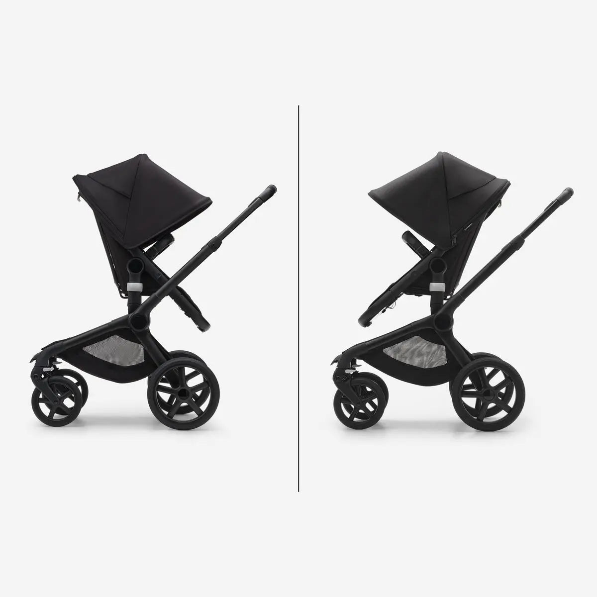 Bugaboo Fox 5 carrycot and seat pushchair Midnight Black – Jolly Tots