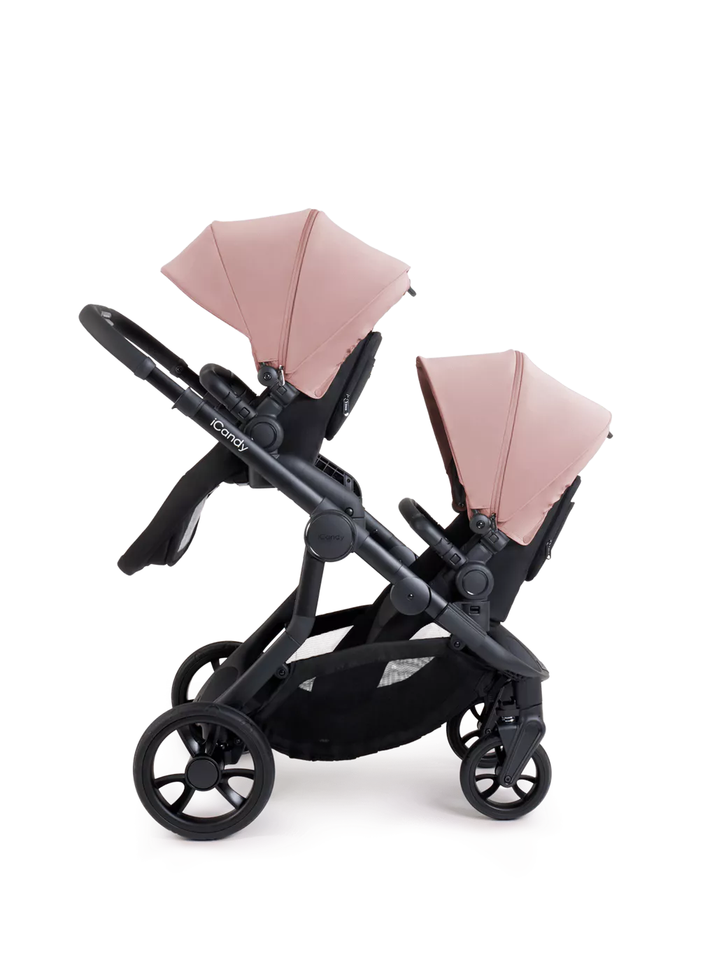 Orange 4 Twin Pushchair Bundle Jet Rose