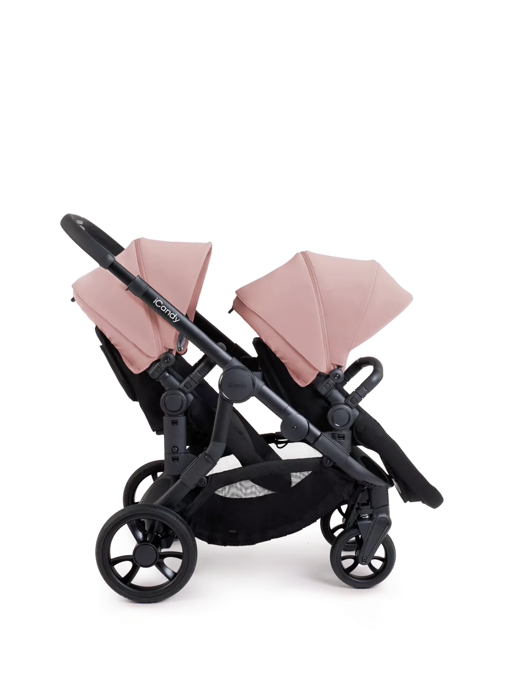 Orange 4 Twin Pushchair Bundle Jet Rose