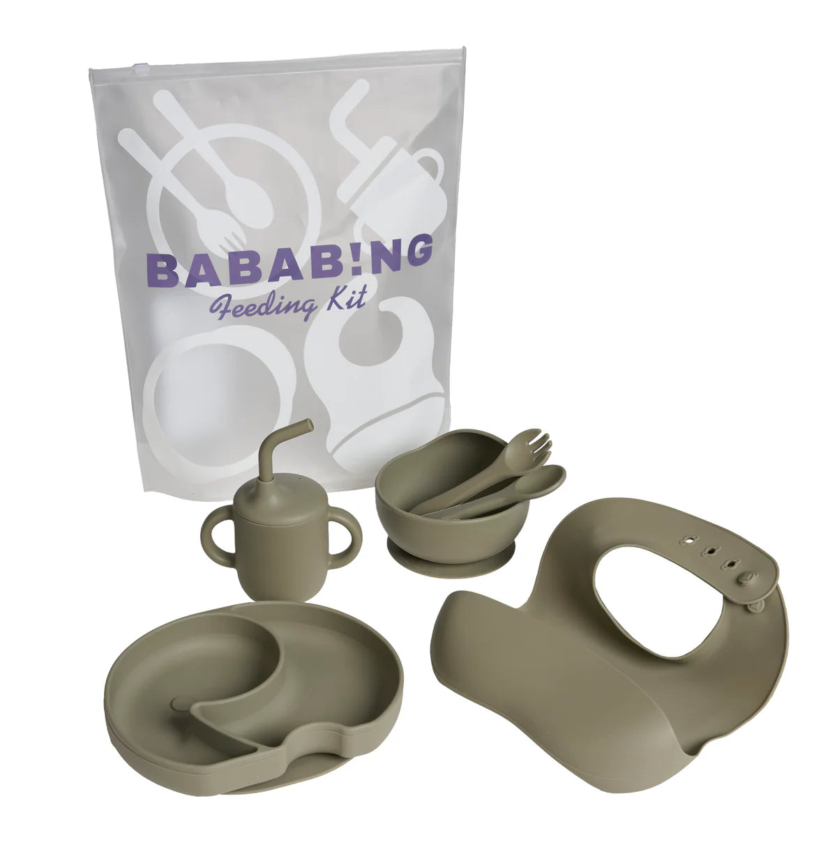 Bababing 18pc Raffi MKII Travel, Home & Feeding Bundle with spin car seat & Isofix base - Heritage