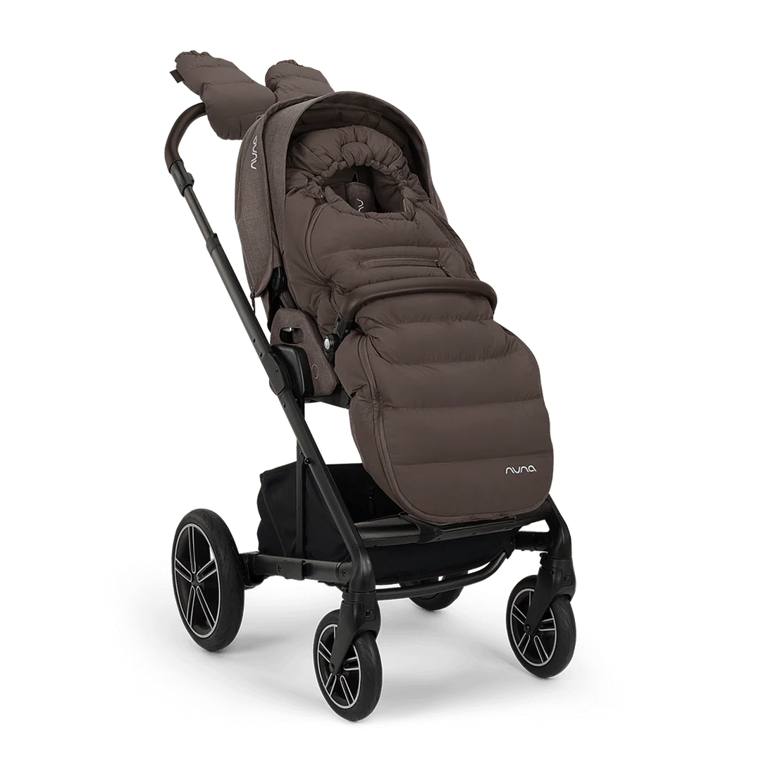 Nuna Winter Stroller Footmuff Set w/Gloves & Bag - Chestnut