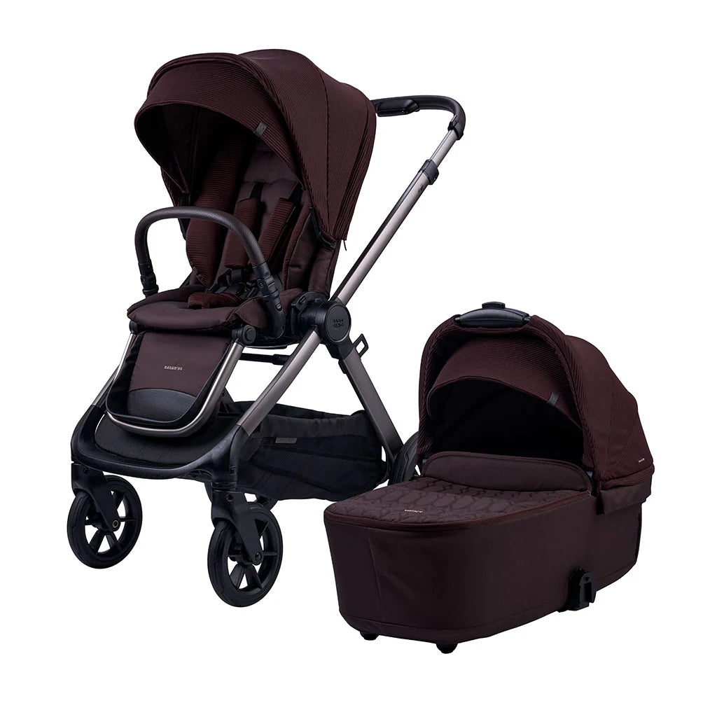 Bababing 18pc Raffi MKII Travel, Home & Feeding Bundle with spin car seat & Isofix base - Heritage