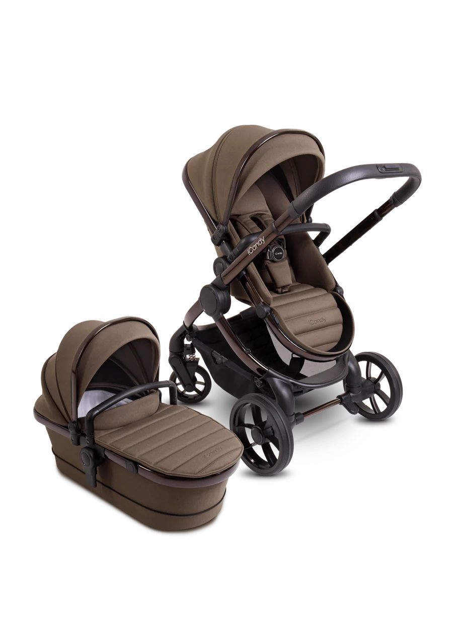 Icandy Peach 7 Pushchair and Carrycot Coco Ex Display