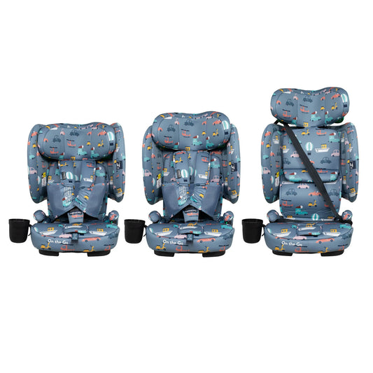 Cosatto On The Go i-Size Travel Car Seat Itchy Feet Sky