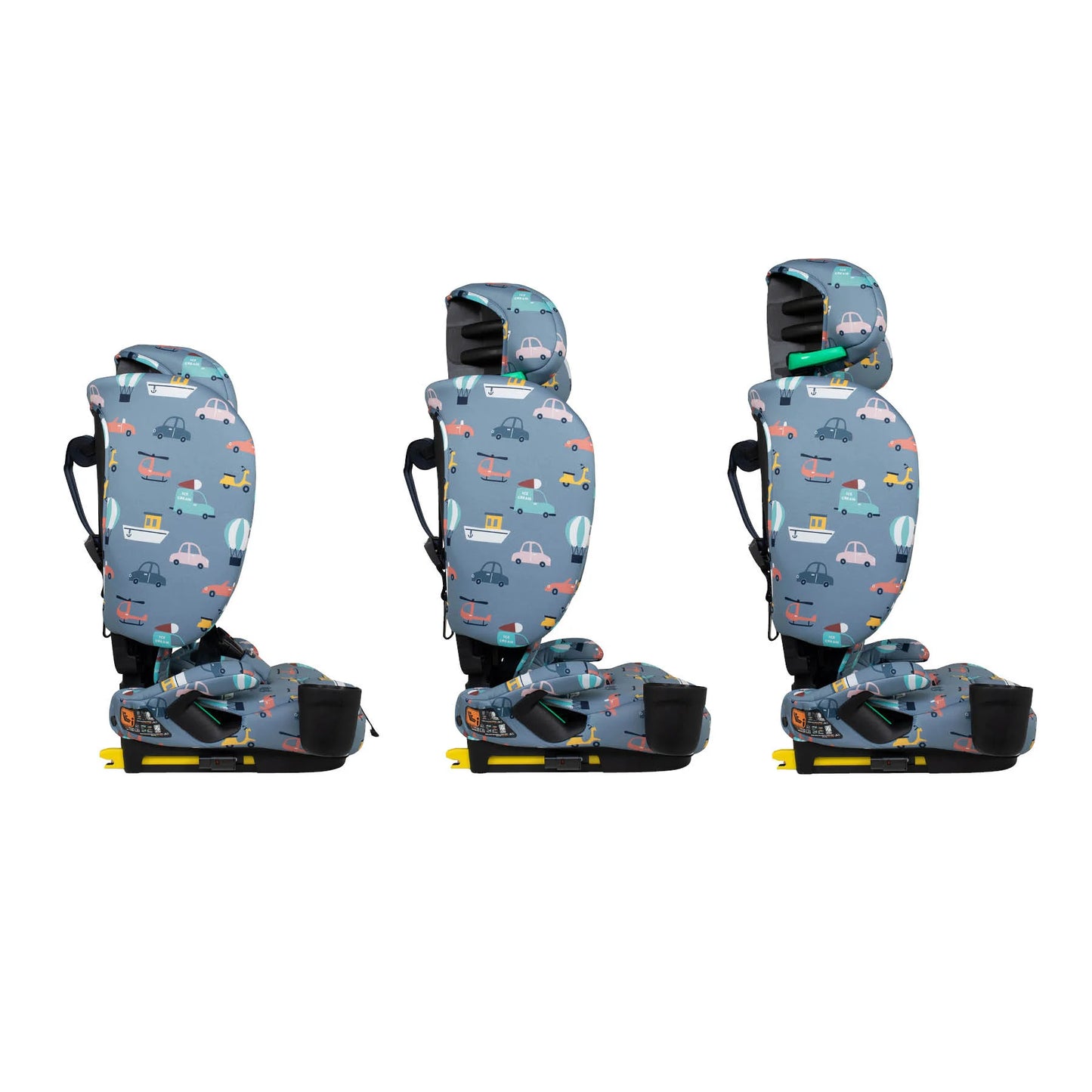 Cosatto On The Go i-Size Travel Car Seat Itchy Feet Sky