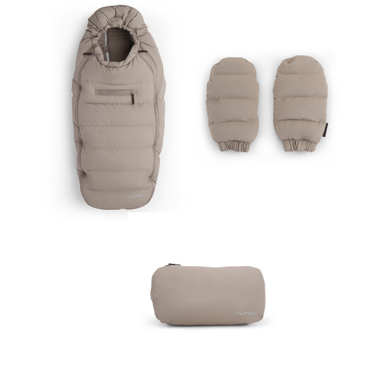 Nuna Winter Stroller Footmuff Set w/Gloves & Bag - Chateau