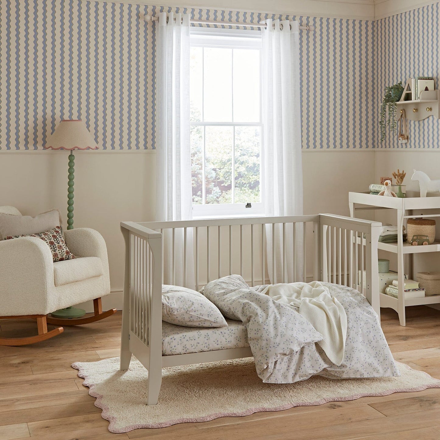 Cuddle Co Clara Mini 2 Piece Nursery Furniture Set - Cashmere