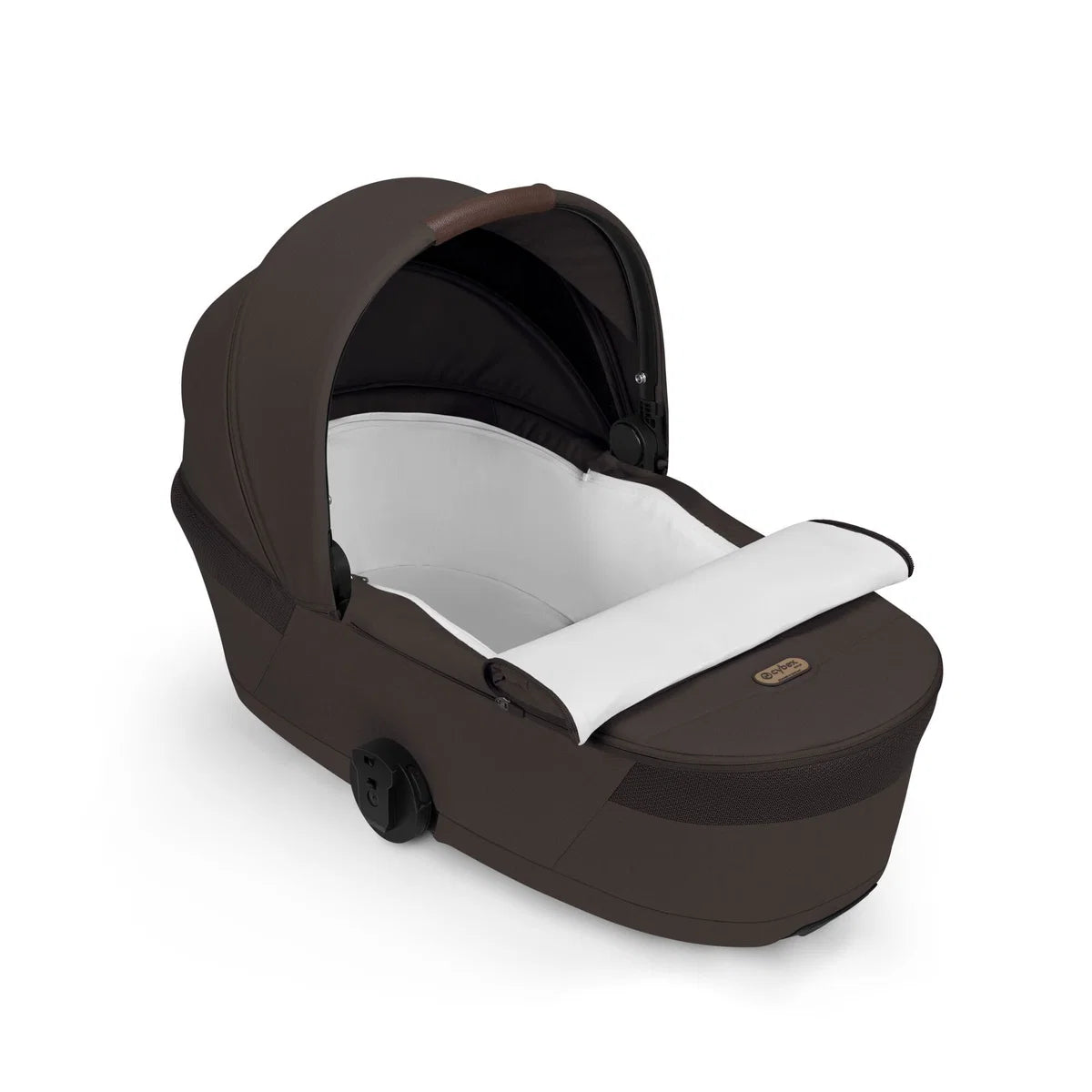 Cybex Balios S Lux + Folding Carrycot Bundle with Cloud G3 Plus Car Seat Chocolate