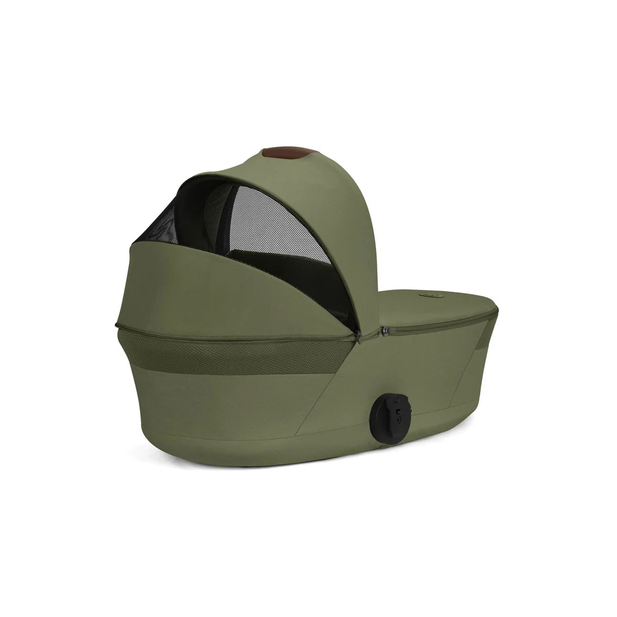 Cybex Balios S Lux + Folding Carrycot Bundle with Cloud G3 Plus Car Seat Moss Green
