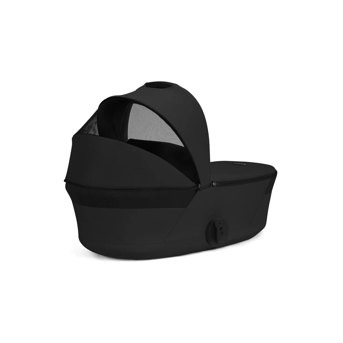 Cybex Balios S Lux + Folding Carrycot Bundle with Cloud G3 Plus Car Seat Moon Black