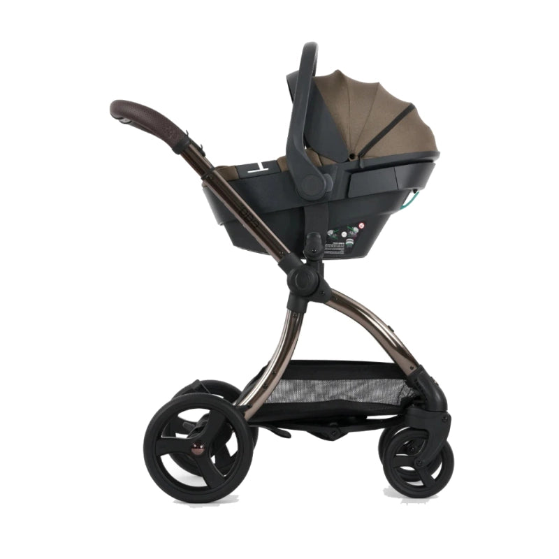 Egg egg3 Pushchair Bundle with Shell 360 Car Seat - Mink