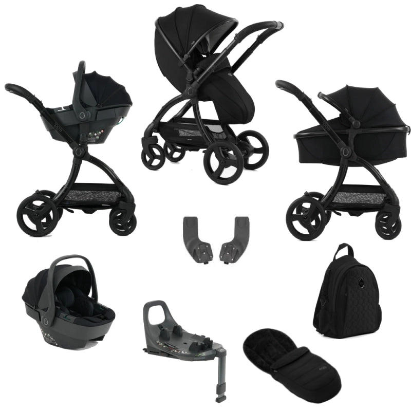 Egg egg3 Pushchair Bundle with Shell 360 Car Seat - Panther