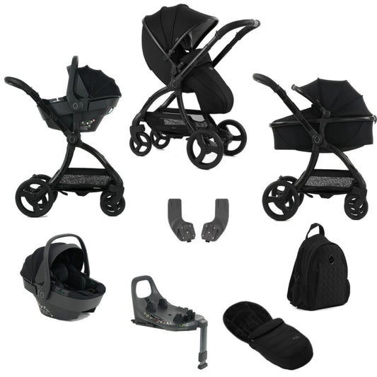 Egg egg3 Pushchair Bundle with Shell 360 Car Seat - Panther