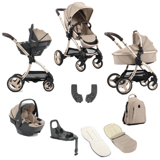 Egg egg3 Pushchair Bundle with Shell 360 Car Seat - Feather