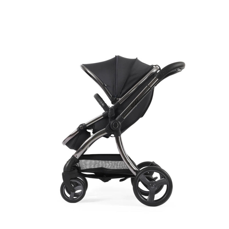 Egg egg3 Pushchair Bundle with Shell 360 Car Seat- Carbonite