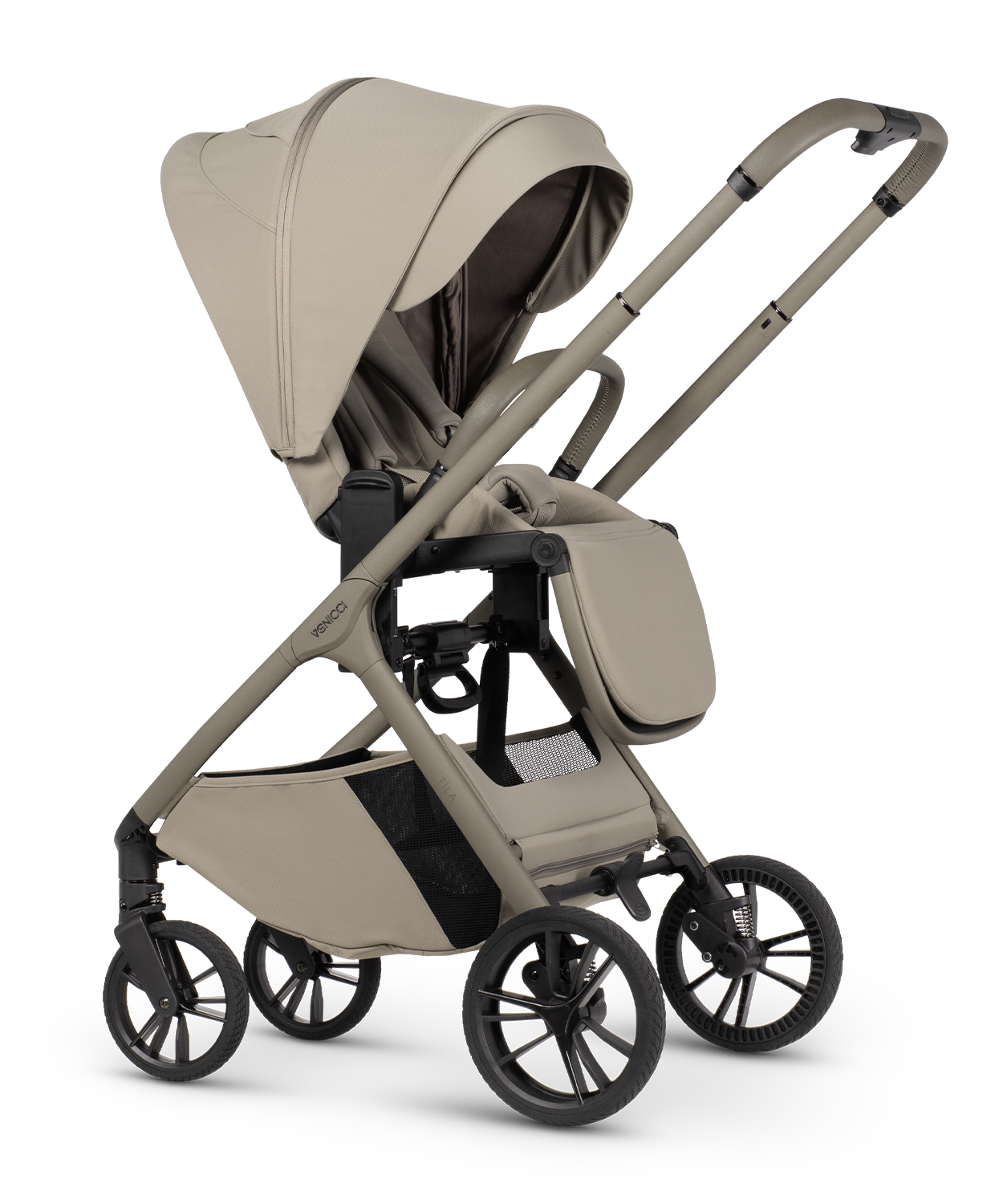 Venicci Tila Pram Luxury Bundle Latte Beige Tiago *Pre Order End Of May