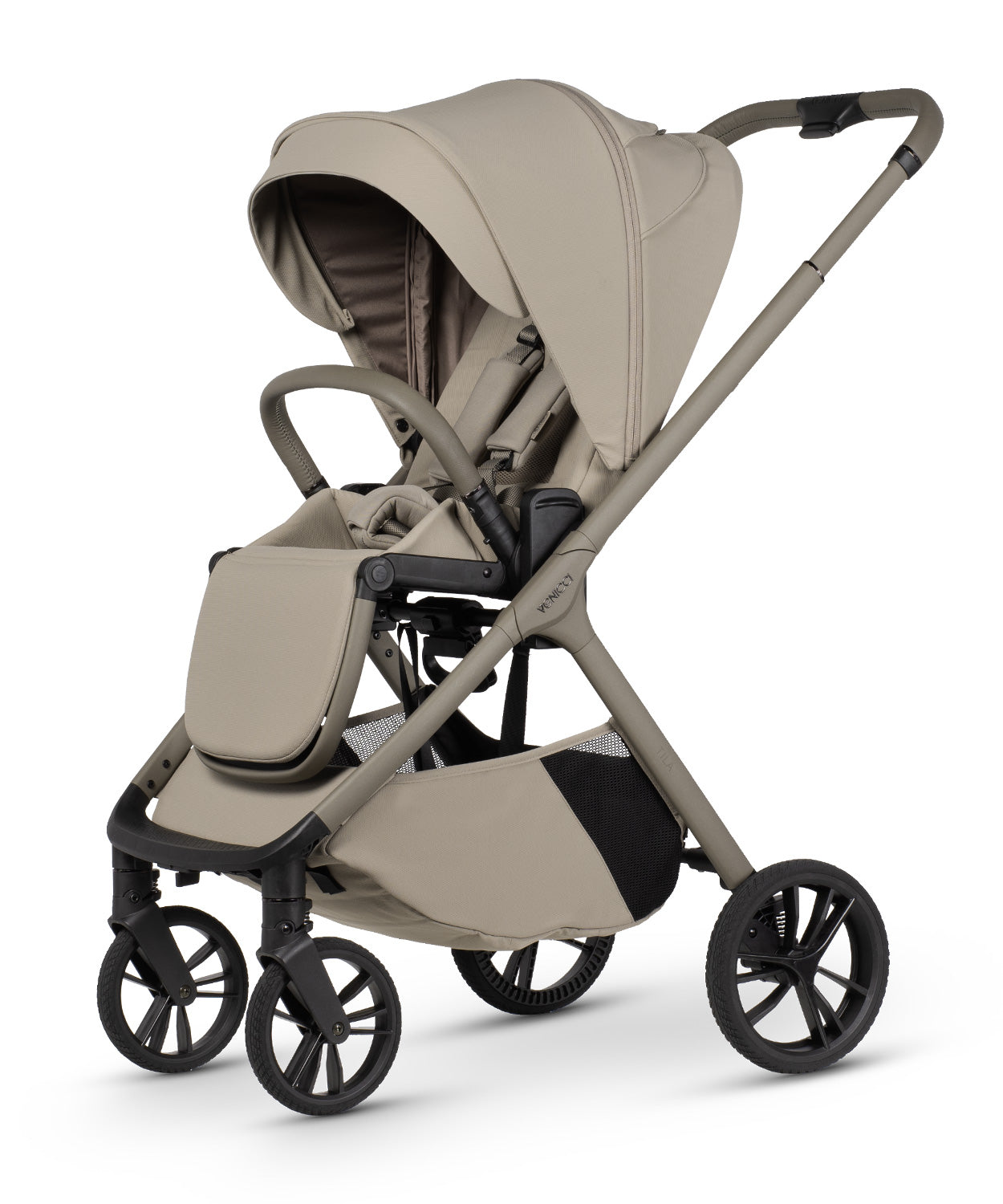 Venicci Tila Pram Luxury Bundle Latte Beige Tiago *Pre Order End Of May