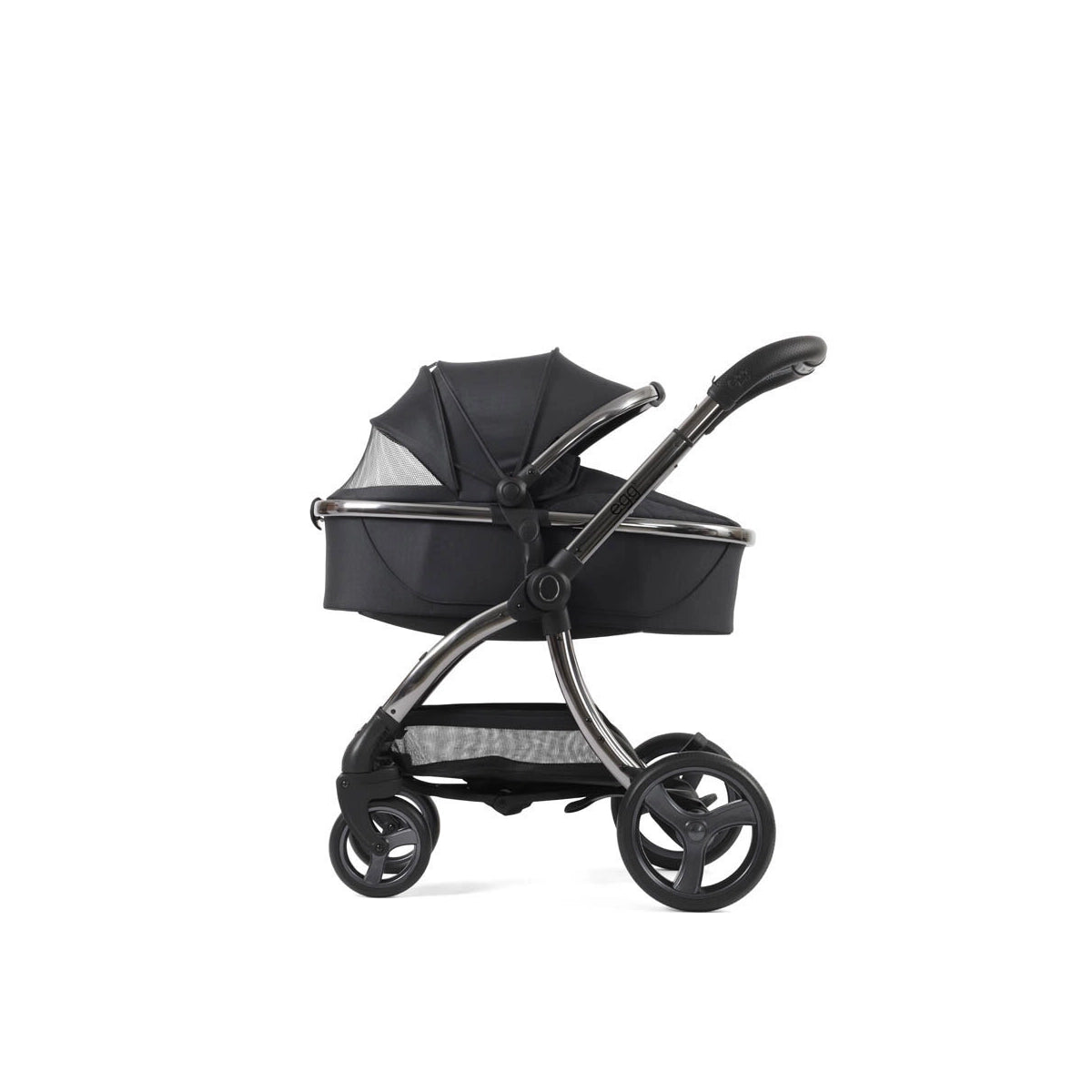 Egg egg3 Pushchair Bundle with Shell 360 Car Seat- Carbonite
