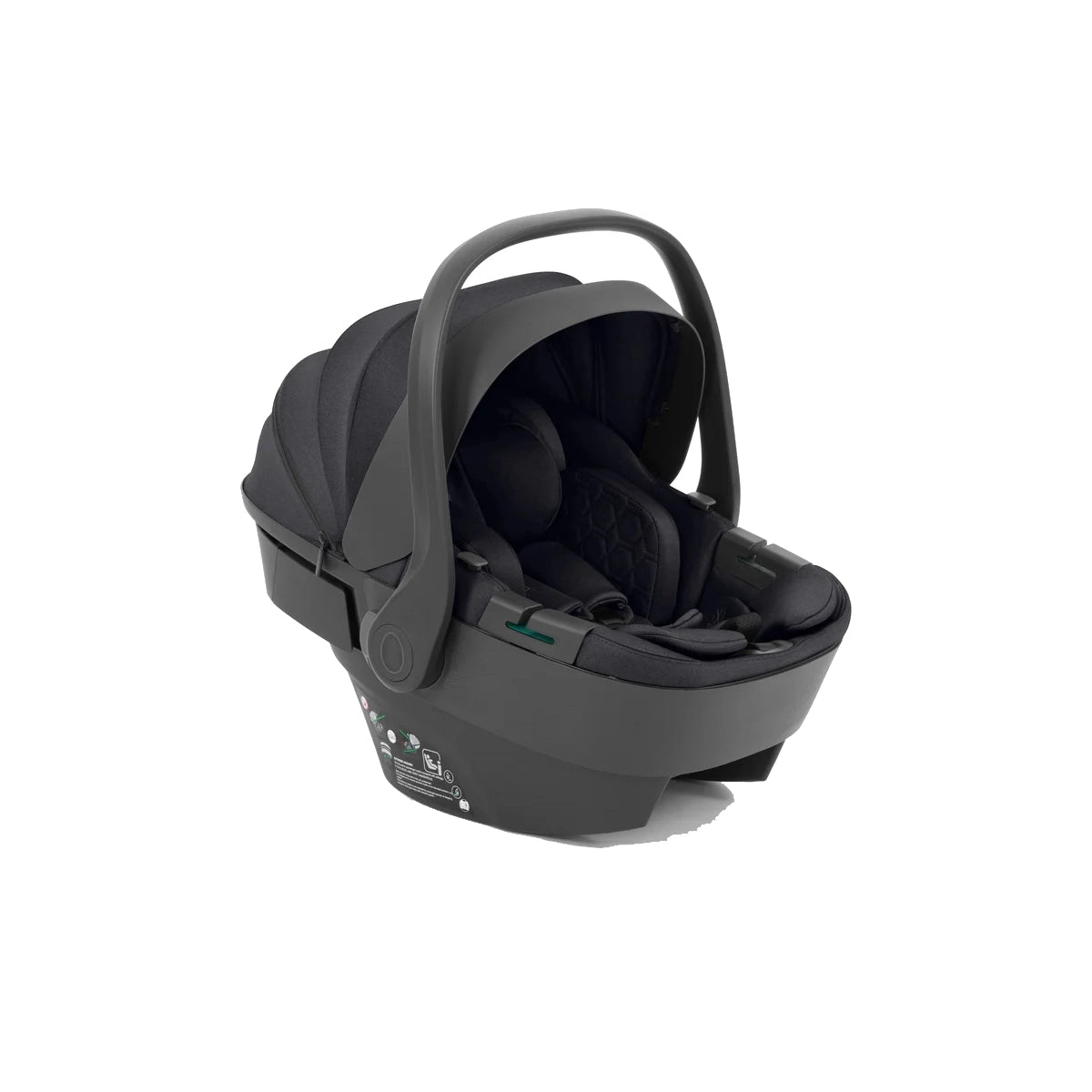Egg egg3 Pushchair Bundle with Shell 360 Car Seat- Carbonite