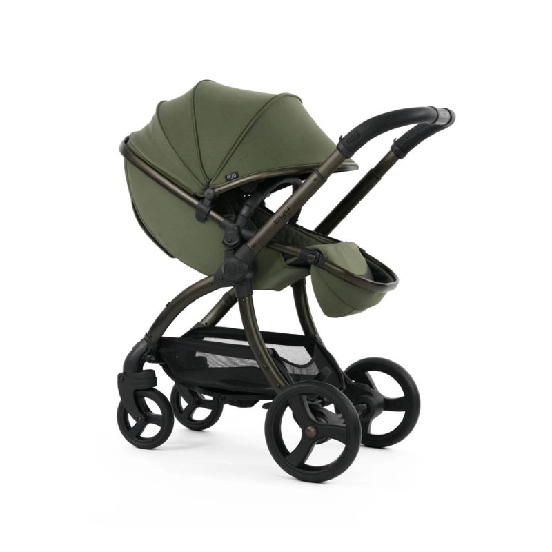 Egg egg3 Pushchair Bundle with Shell 360 Car Seat- Sage