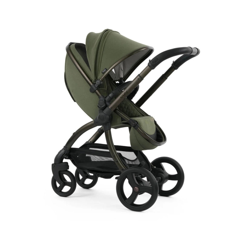 Egg egg3 Pushchair Bundle with Shell 360 Car Seat- Sage