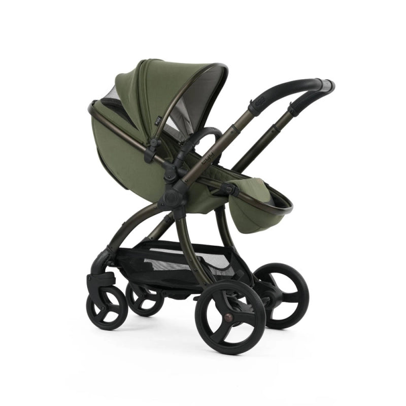 Egg egg3 Pushchair Bundle with Shell 360 Car Seat- Sage