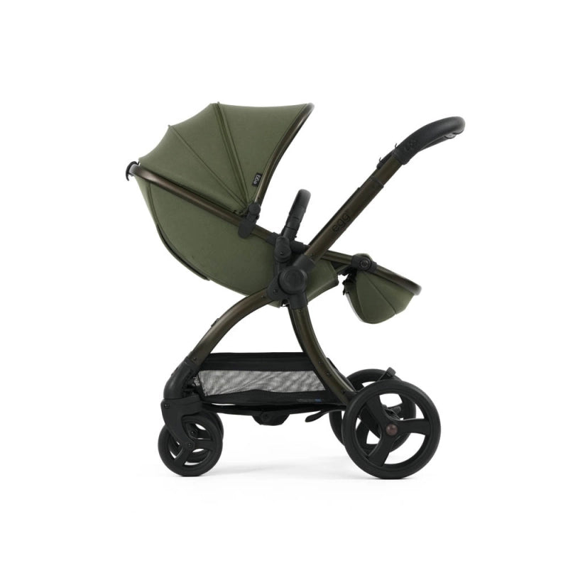 Egg egg3 Pushchair Bundle with Shell 360 Car Seat- Sage