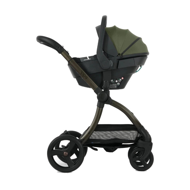 Egg egg3 Pushchair Bundle with Shell 360 Car Seat- Sage