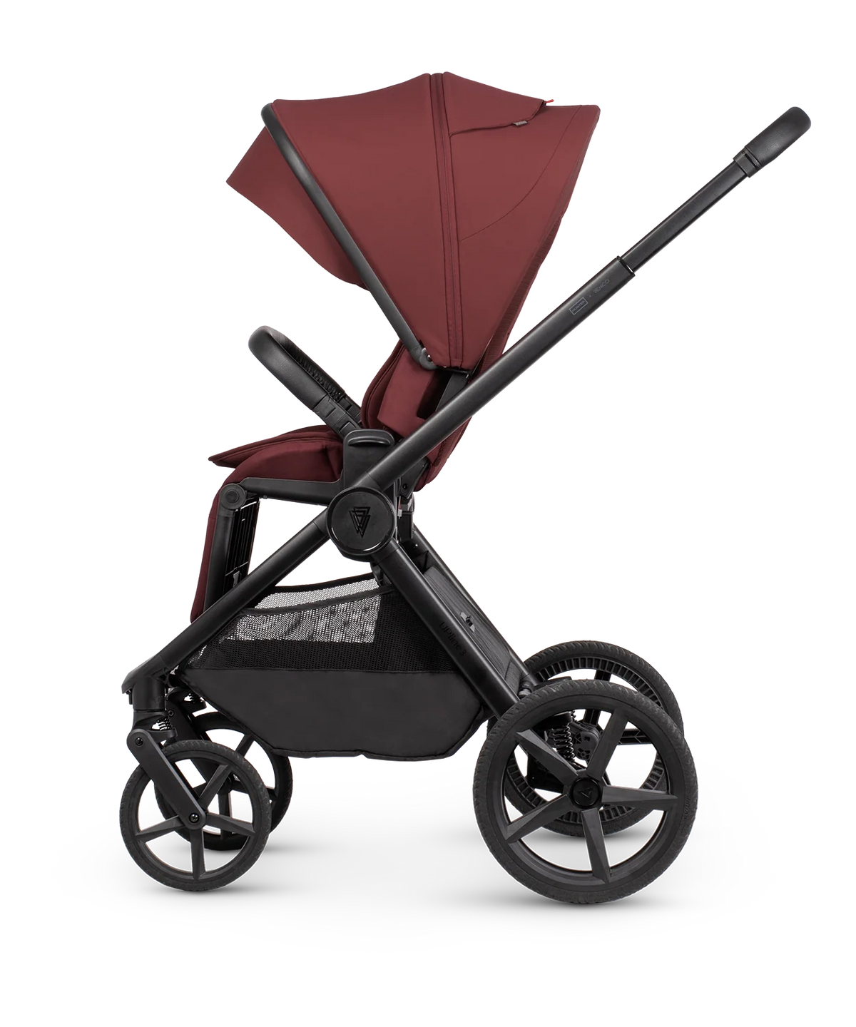 Venicci Hunter x Venicci Upline 3 Dark Red Pram Essential Bundle