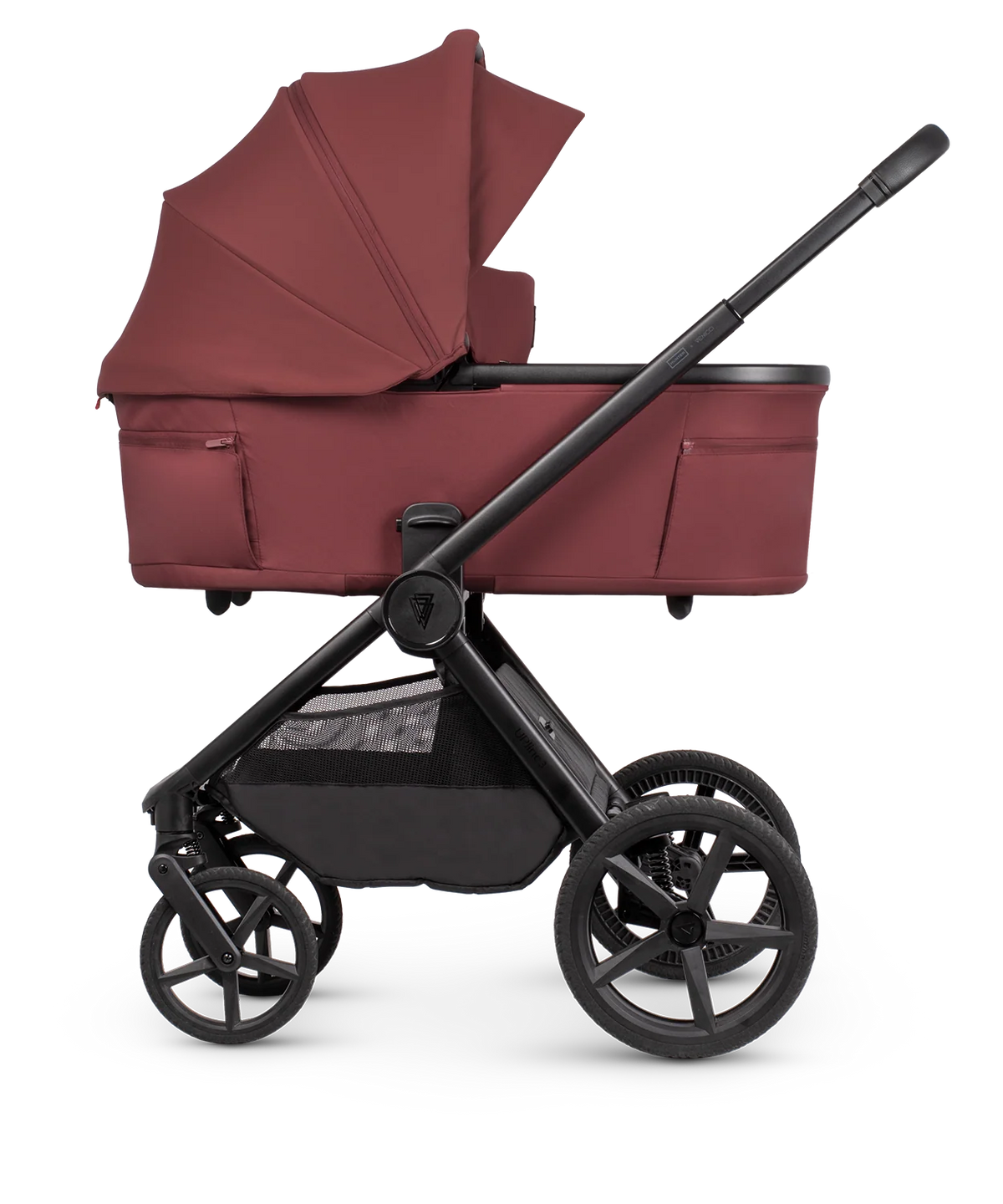 Venicci Hunter x Venicci Upline 3 Dark Red Pram Essential Bundle