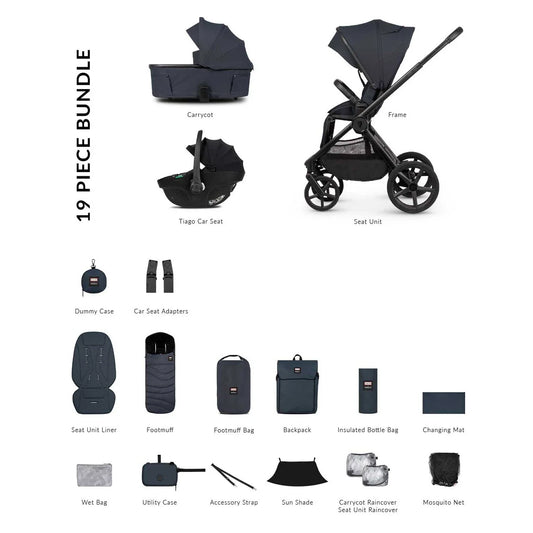 Venicci Upline 3 Hunter 3-in-1 Comfort Bundle Navy
