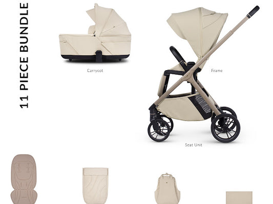 Venicci Tila Pram Essential Bundle Sabbia  *Pre Order End Of May