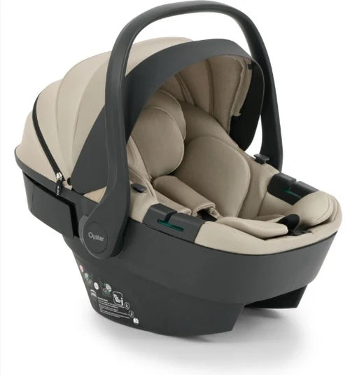 Babystyle Oyster 4 Buttermilk Essentials Travel System with Capsule 360 Car Seat & Rotating ISOFIX Base
