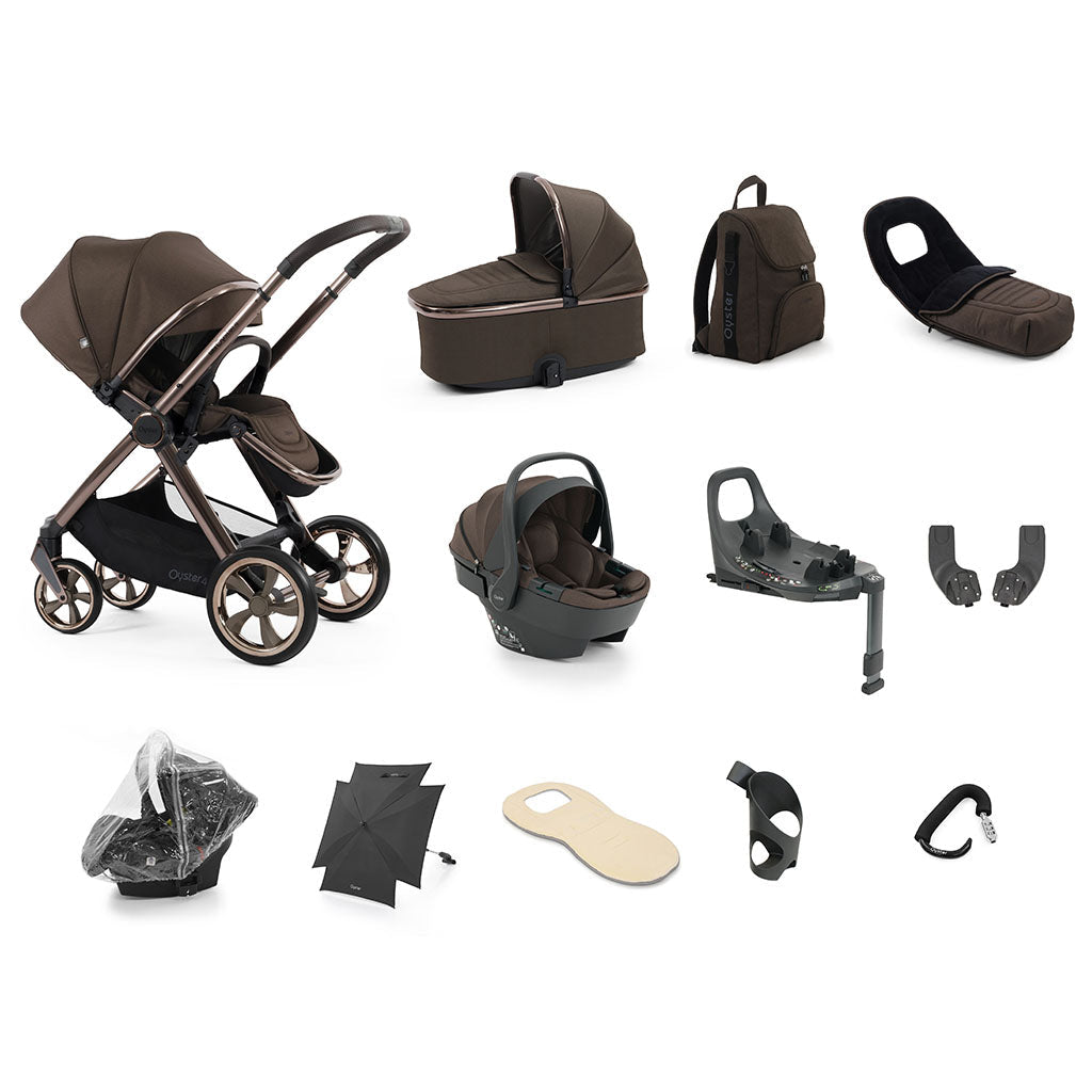 Babystyle Oyster 4 Ultimate 360 Travel System Bundle – Chocolate velvet