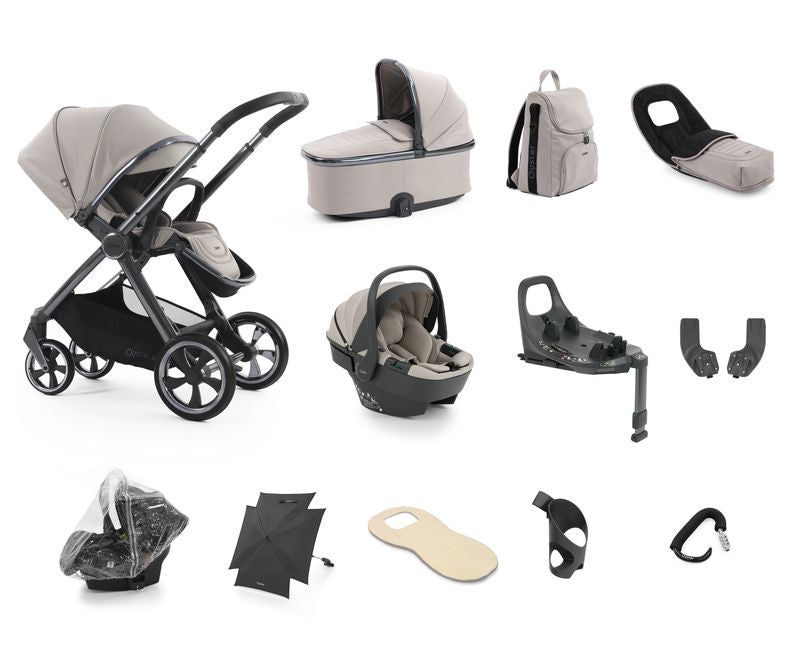 Babystyle Oyster 4 Ultimate 360 Travel System Bundle – Stone