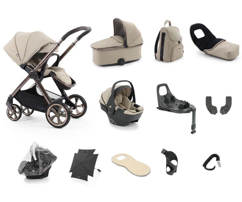 Babystyle Oyster 4 Ultimate 360 Travel System Bundle – Buttermilk