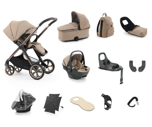 Babystyle Oyster 4 Ultimate 360 Travel System Bundle – Fawn