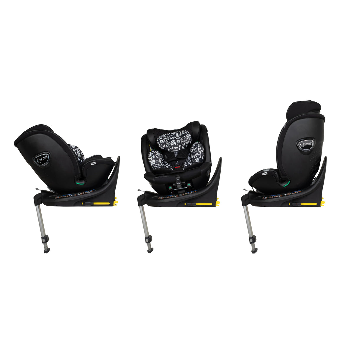 Cosatto Wow 3 All Stage Family Rotate & Recline 2 Base Bundle Silohette