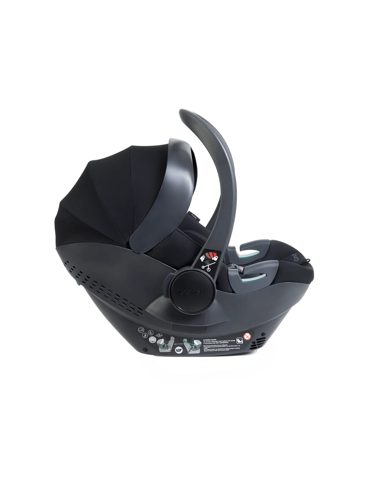 Peach 7 Porcini Pushchair and Carrycot - Complete 360 Car Seat Bundle