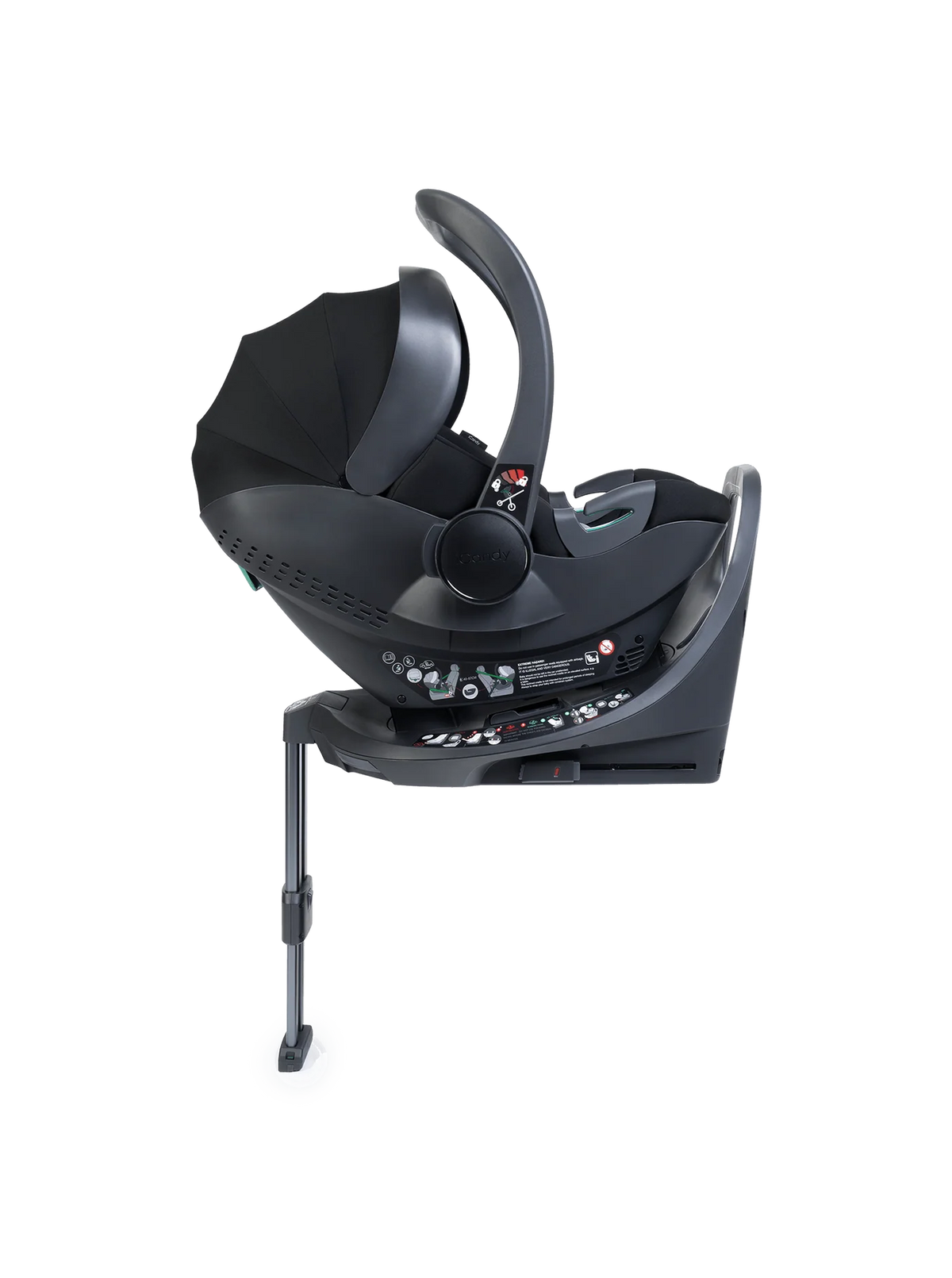 Peach 7 Porcini Pushchair and Carrycot - Complete 360 Car Seat Bundle