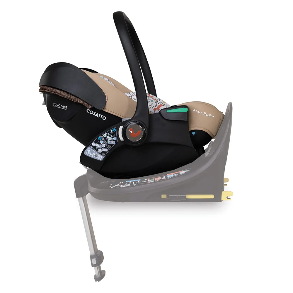Wow XL Everything bundle Acorn Recline i-Size 0+ Car Seat Foxford Hall Reclining Car Seats