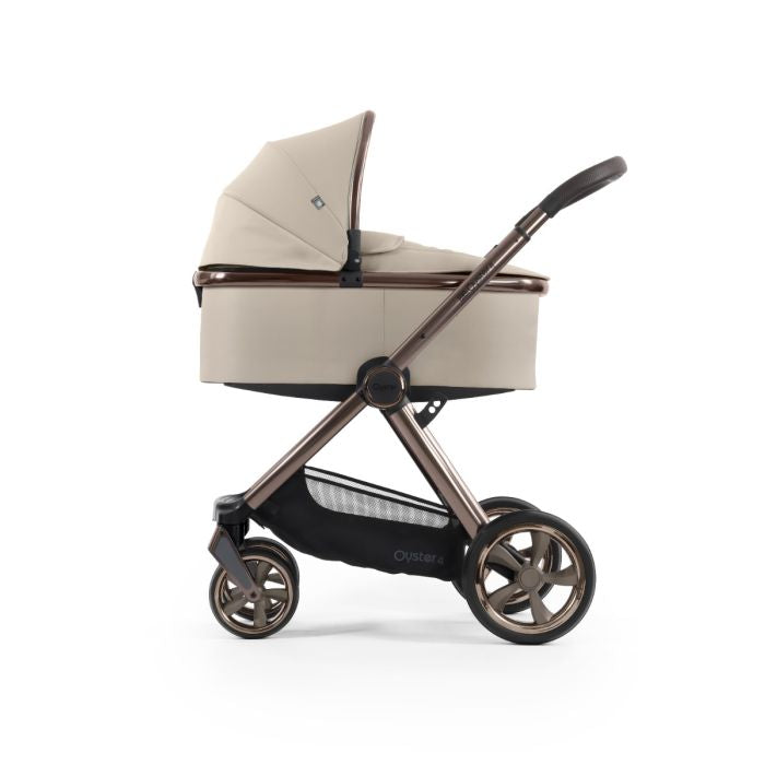 BabyStyle Oyster4 Pushchair Ultimate 12 Piece Bundle with Cybex Cloud T i-Size Car Seat and Base - Buttermilk *Message us to check availability