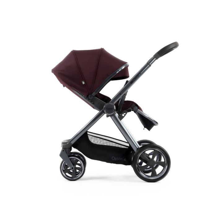 BabyStyle Oyster4 Pushchair Ultimate 12 Piece Bundle with Cybex Cloud T i-Size Car Seat and Base - Mulberry *Message us to check availability